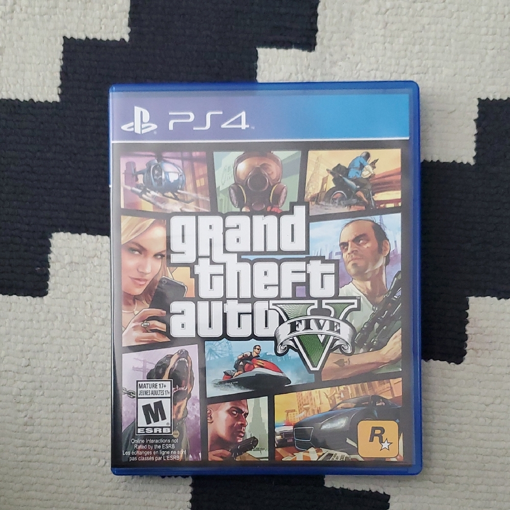 PS4 Grand Theft Auto 5 - Video Game Preowned